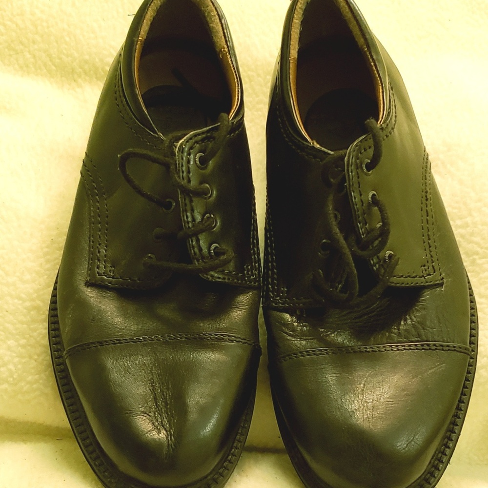 Men's Dockers Black Capped Toe Dress Shoes Size 8